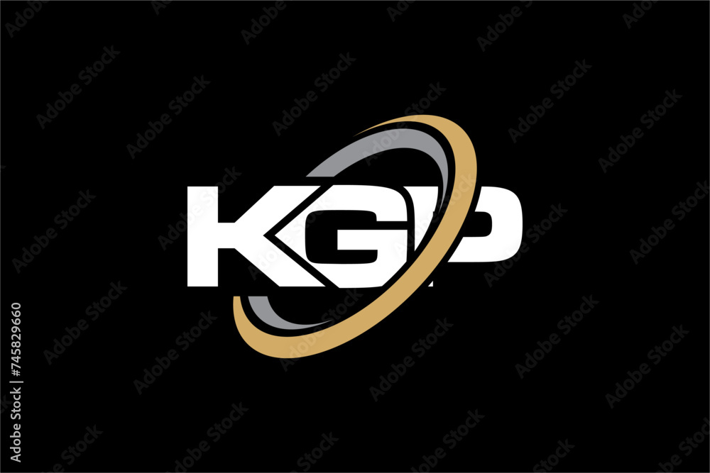 KGP creative letter logo design vector icon illustration KGP creative letter logo design vector icon illustration