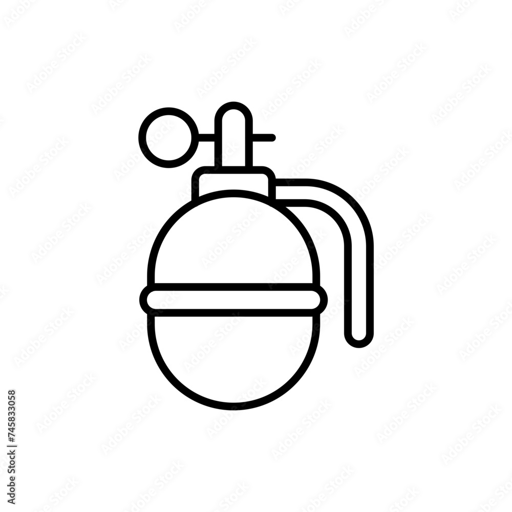 Grenade outline icons, minimalist vector illustration ,simple transparent graphic element .Isolated on white background Grenade outline icons, minimalist vector illustration ,simple transparent graphic element .Isolated on white background