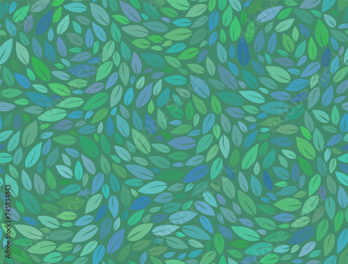 Floral leaf pattern seamless vector