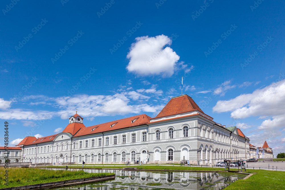 park in nymphenburg castle, munich