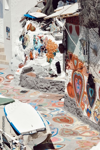 graffiti on the wall. bocacangrejo. tenerife