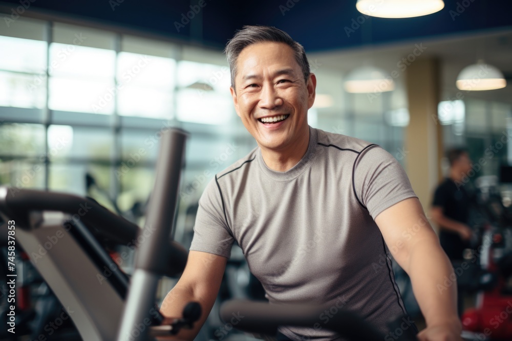 person doing exercise at gym. fitness concept person doing exercise at gym. fitness concept