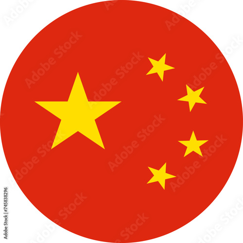 china flag icon, 중국 국기 아이콘