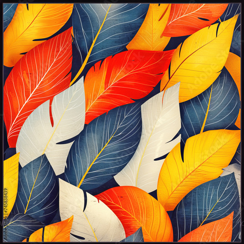 feather design, ai generated