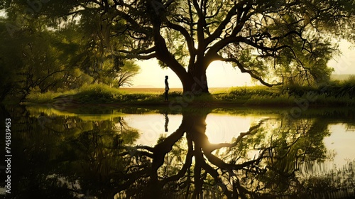 Natural Balance: Photographs reflecting people living in harmony with nature and environmentally conscious lifestyles.