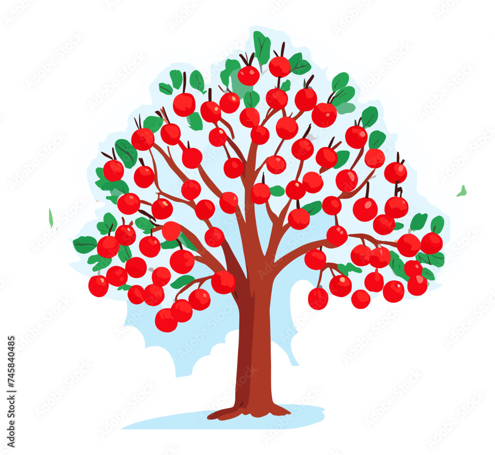 Fototapeta premium tree with flowers