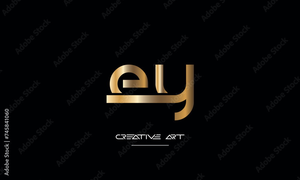 EY, YE, E, Y abstract letters logo monogram