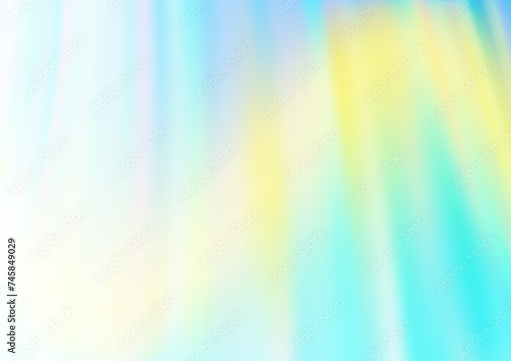 Obraz premium Light Blue, Yellow vector background with lava shapes.