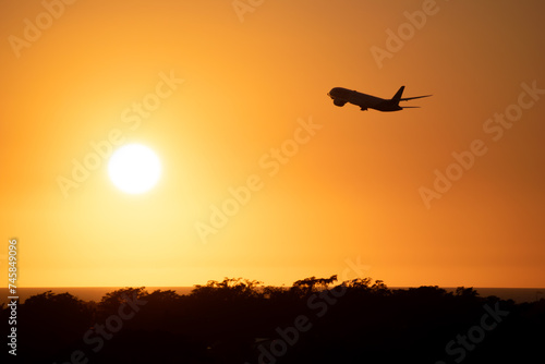 Puerto Vallarta Jet Sunset © Michael Sierdzinski