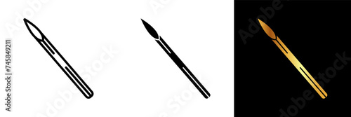 Piercing Needle icon, beyond a mere symbol, this icon represents precision, professionalism, and the artistry that goes into the delicate process of body piercing.