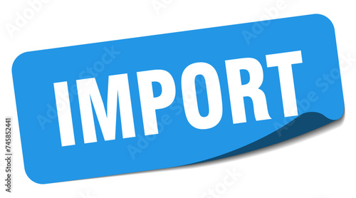 import sticker. import label