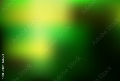Dark Green vector glossy abstract template.