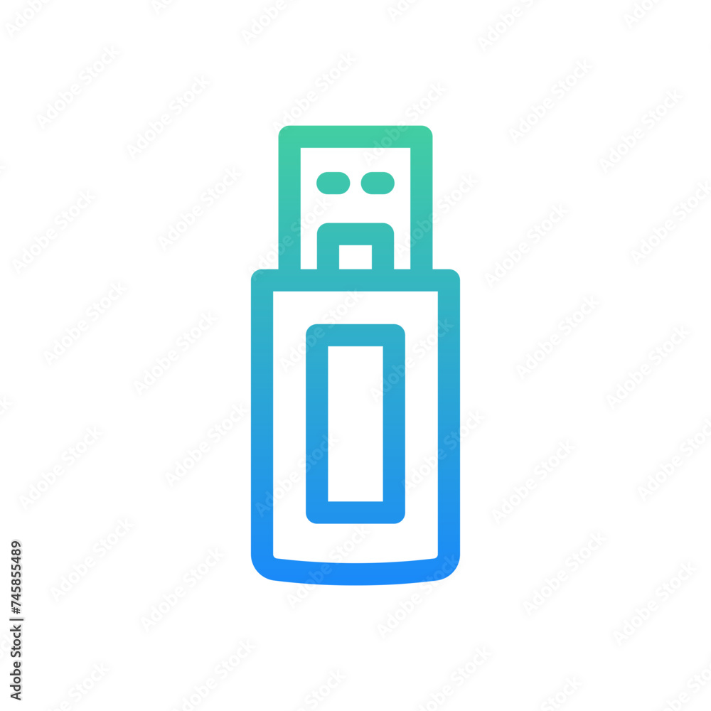 USB Drive Gradient Linear Style USB Drive Gradient Linear Style