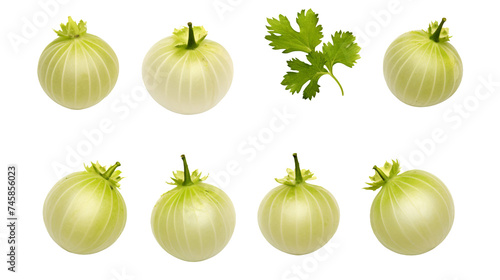 Gooseberry Collection: Fresh, Juicy Fruit Illustrations in 3D Digital Art, Isolated on Transparent Backgrounds - Perfect for Graphic Design Projects!