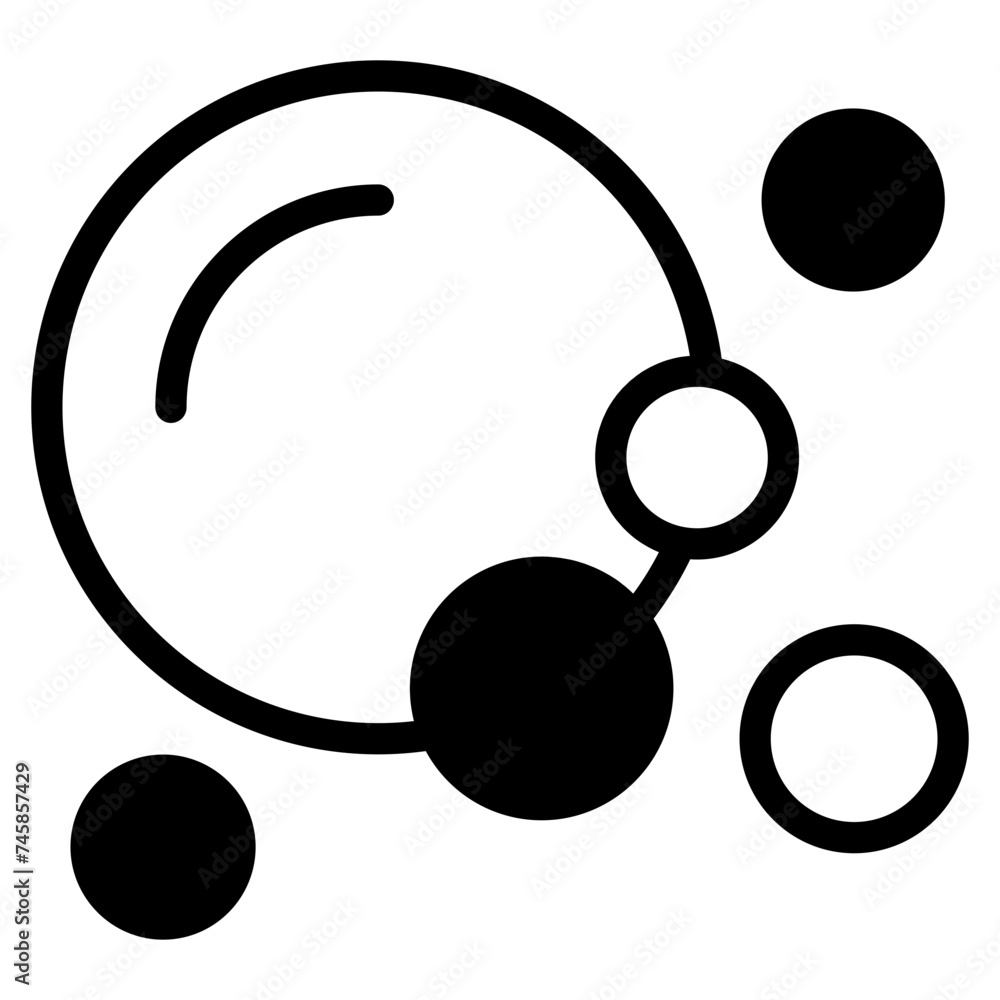 Bubble icon, Soap foam, fizzy drink, oxygen bubbles icon Bubble icon, Soap foam, fizzy drink, oxygen bubbles icon