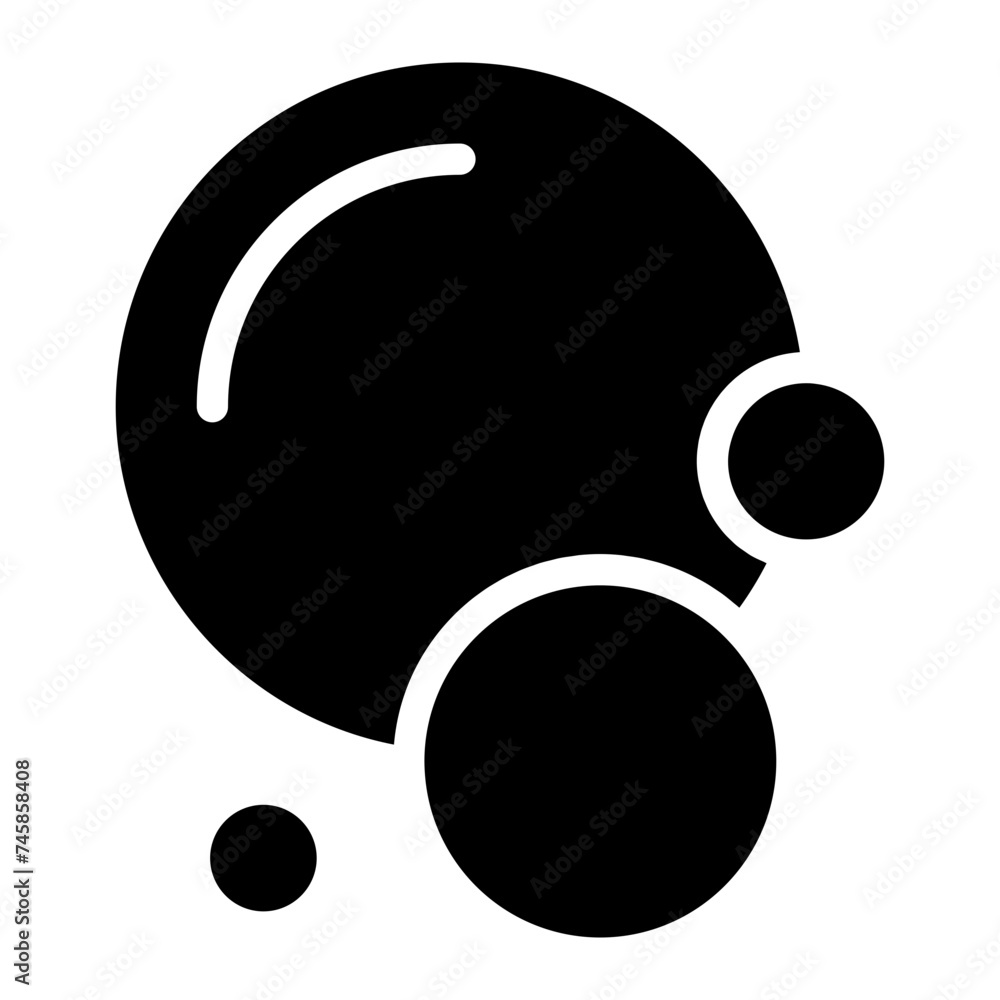 Bubble icon, Soap foam, fizzy drink, oxygen bubbles icon Bubble icon, Soap foam, fizzy drink, oxygen bubbles icon