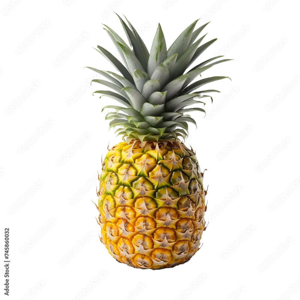 Pineapple isolated on transparent background Pineapple isolated on transparent background