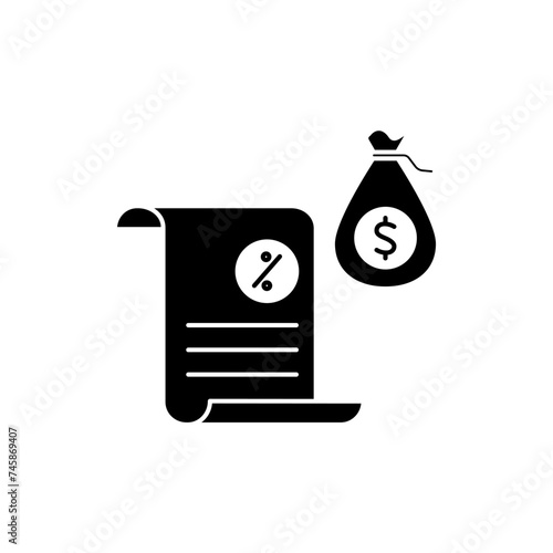 loans concept line icon. Simple element illustration. loans concept outline symbol design.