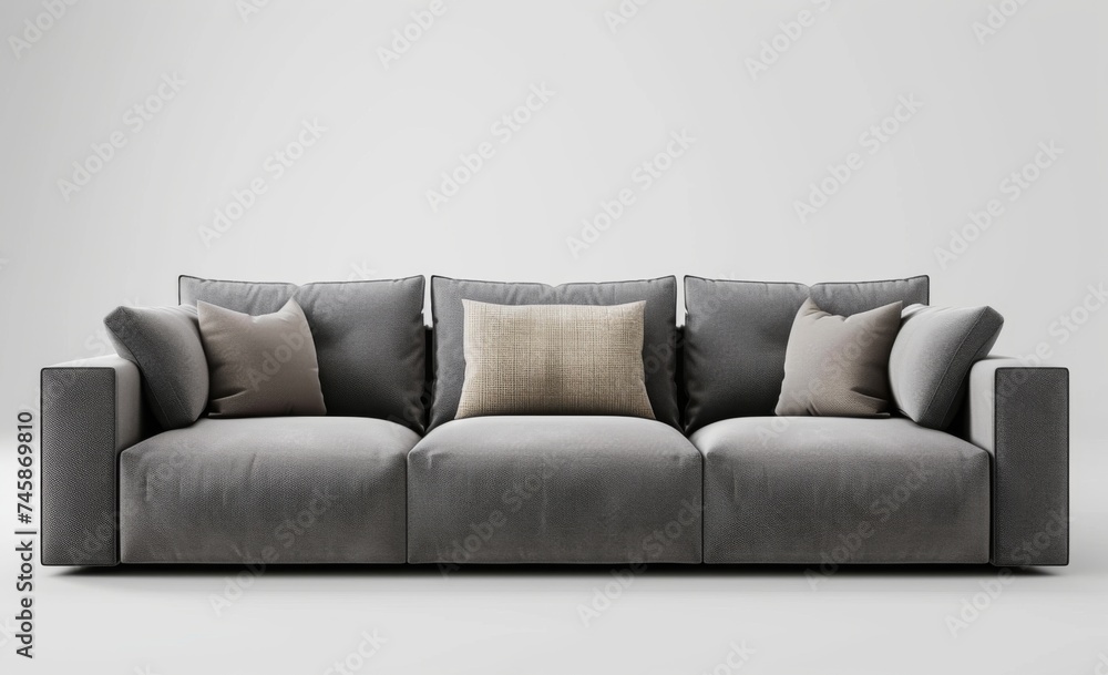 gray sofa and gray background walls gray sofa and gray background walls