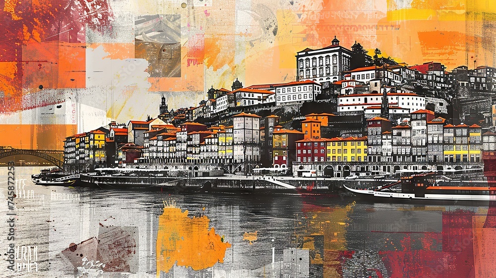 Porto's Ribeira Essence and Vibrancy Collage

