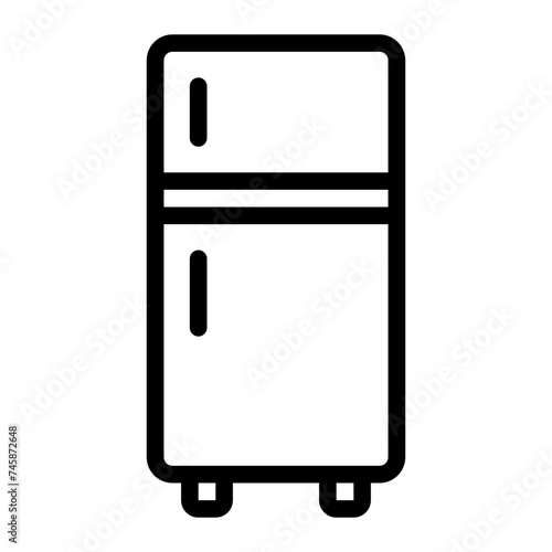 fridge line icon