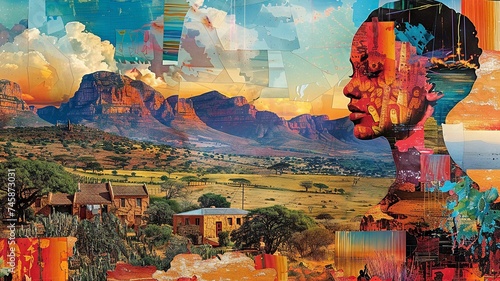 South African Ecosystems and Culture Collage

 photo