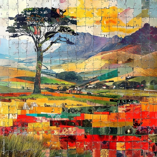 South African Ecosystems and Culture Collage© Kristian