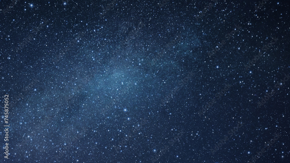 Fototapeta premium Beautiful starry sky wallpaper. Deep space with many stars and galaxies
