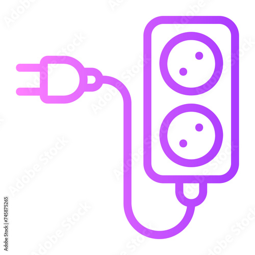 plug gradient icon