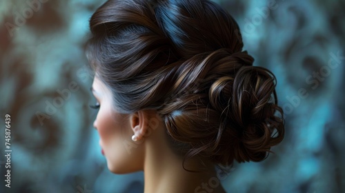 Showcase the latest trends in fashion and beauty, highlighting elegant updos for every occasion