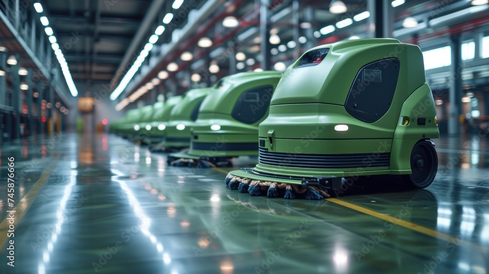 Precision in Motion: Automated Cleaning Amidst Industrial Harmony Precision in Motion: Automated Cleaning Amidst Industrial Harmony