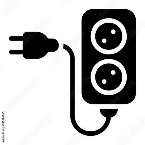 plug glyph icon