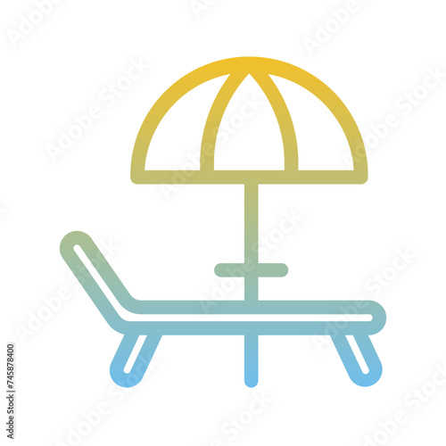 Sun Longue Gradient Linear Style