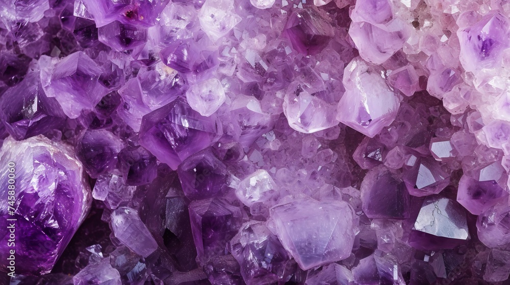 Close up texture of purple amethyst. Close up texture of purple amethyst.