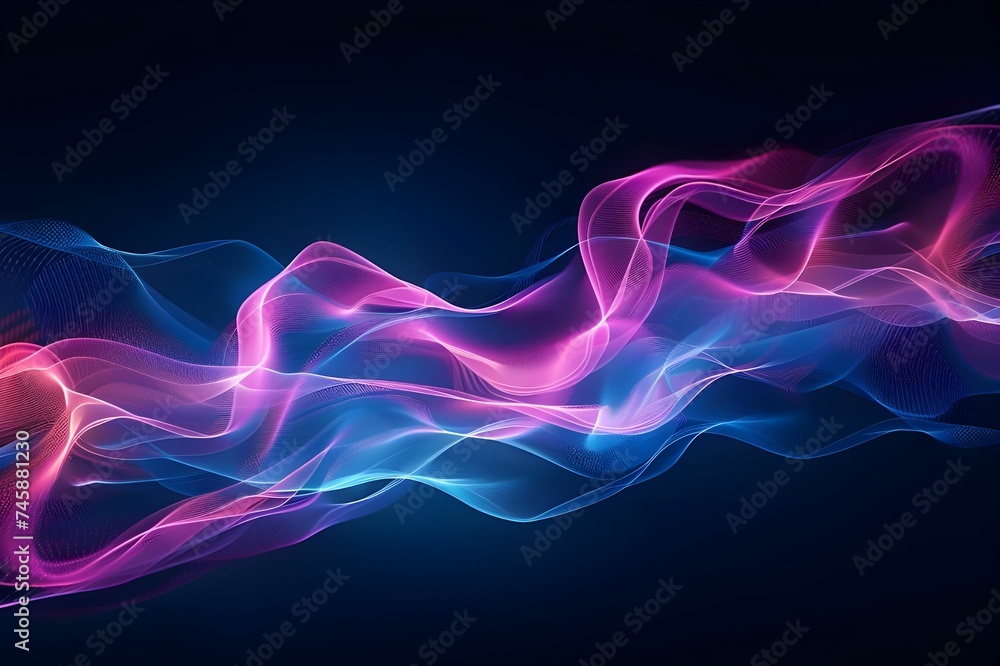 Flowing Pink and Blue Light Wave Abstract Ai generated
Flowing Pink and Blue Light Wave Abstract Ai generated