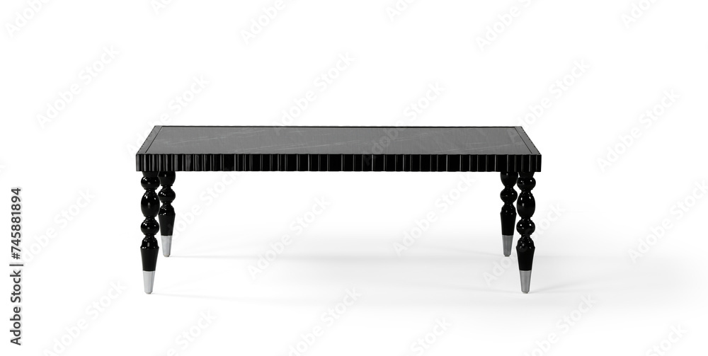 classic coffee table isolated on white background classic coffee table isolated on white background