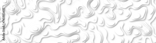 3d render, abstract white paper background. Paper cut vector art background banner texture. multi layer cutout geometric pattern on vector, Abstract soft white background with waves.