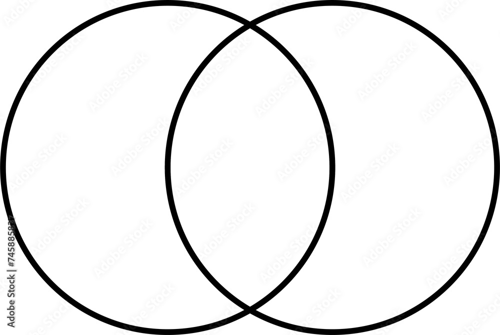 Circle shapes set. Design elements