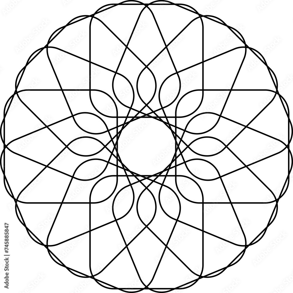 Obraz premium Circle shapes set. Design elements
