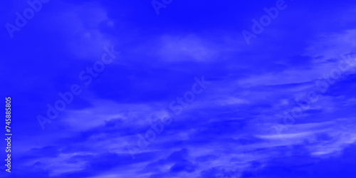 Modern Clouds and sky with pastel colors Sweet color with beautiful nature. Blue watercolor canvas texture background. The sky, white clouds, a beautiful background for design and presentation. 

