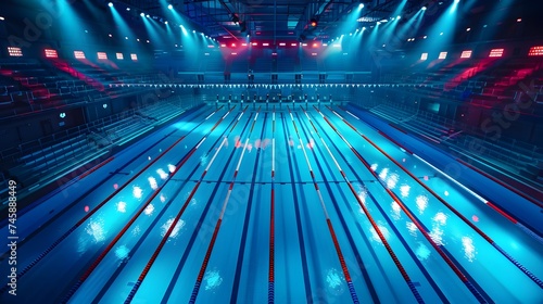 Standard swimming pool for World Cup swimming competition
