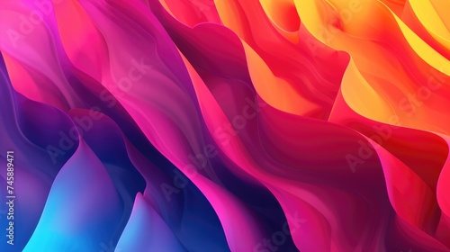 Gradient background with wavy pattern, Generative ai, Texture, pattern