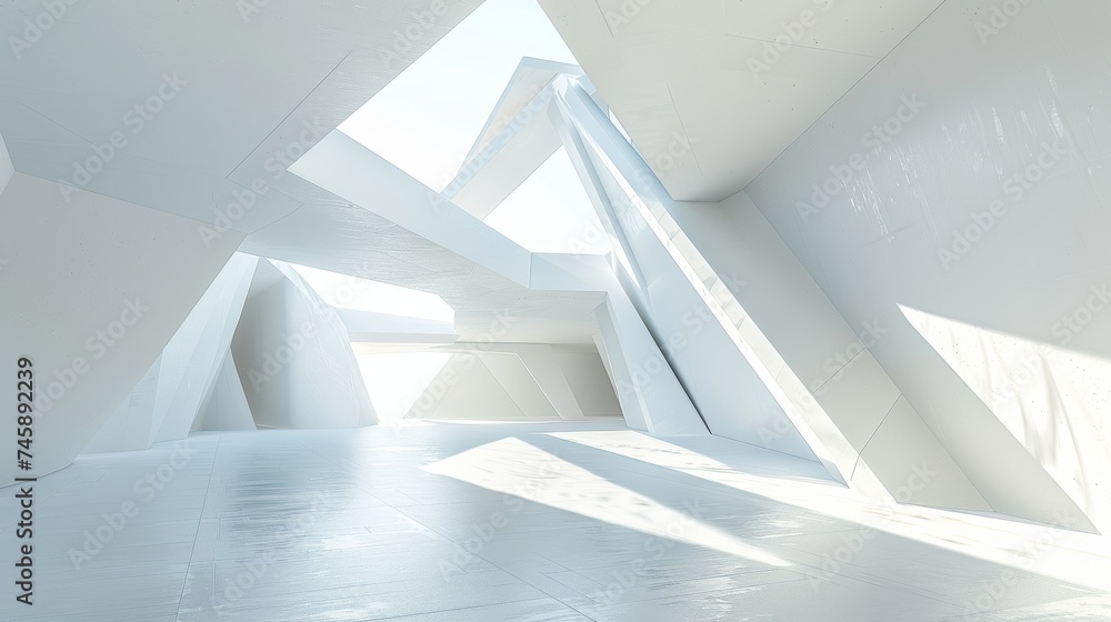 abstract white building on a white background abstract white building on a white background