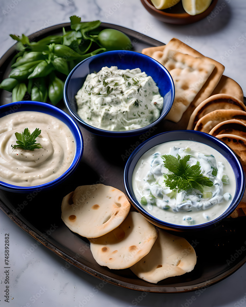 Greek Meze Dips Greek Meze Dips