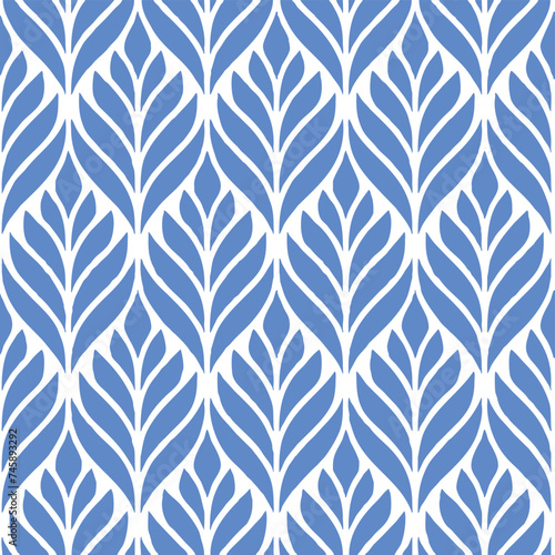 Seamless blue pattern. Blue background for packaging