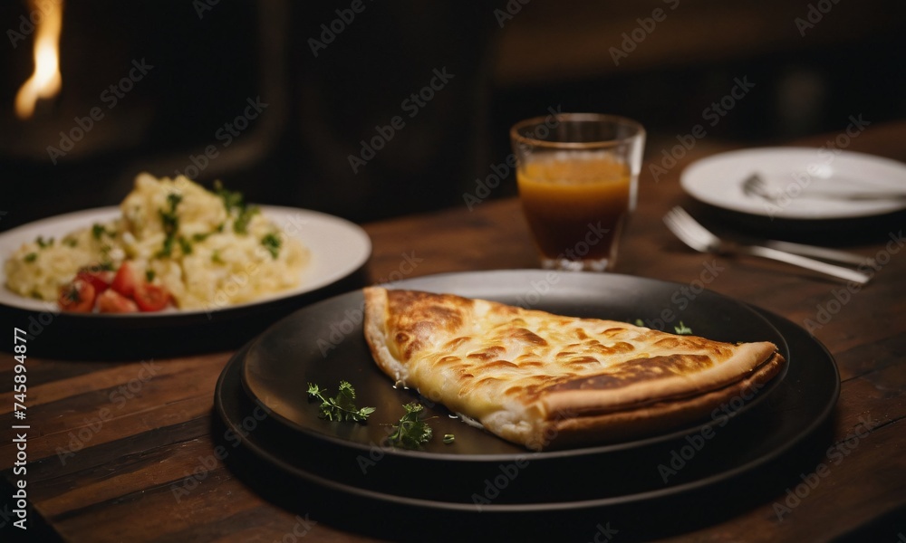 khachapuri traditional georgian food khachapuri traditional georgian food