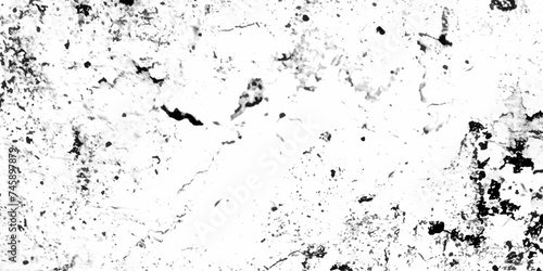 Grunge black and white crack paper texture design and texture  concrete wall with cracks and scratches background . Vintage abstract texture of old surface. Grunge texture design	