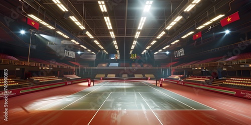 Badminton venue, formal competition venue