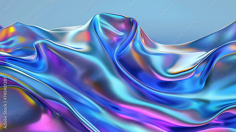Blue background. AI generated art illustration. Blue background. AI generated art illustration.