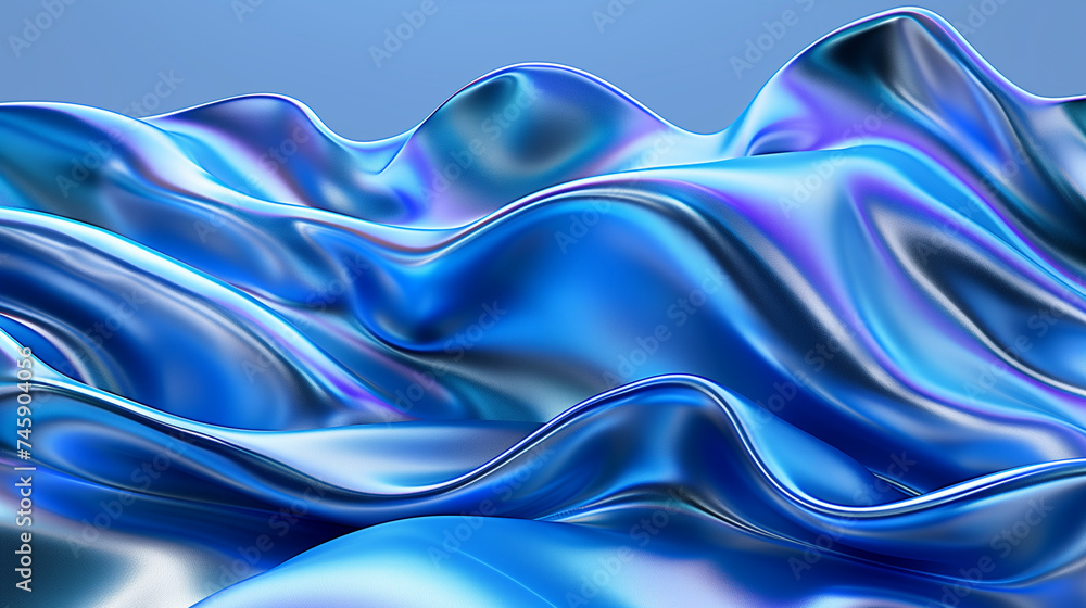 Blue background. AI generated art illustration. Blue background. AI generated art illustration.